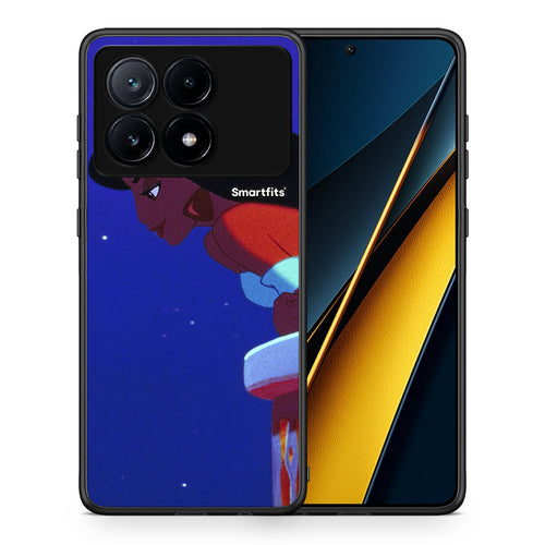 Θήκη Xiaomi Poco X6 Pro 5G Alladin And Jasmine Love 2 από τη Smartfits με σχέδιο στο πίσω μέρος και μαύρο περίβλημα | Xiaomi Poco X6 Pro 5G Alladin And Jasmine Love 2 case with colorful back and black bezels