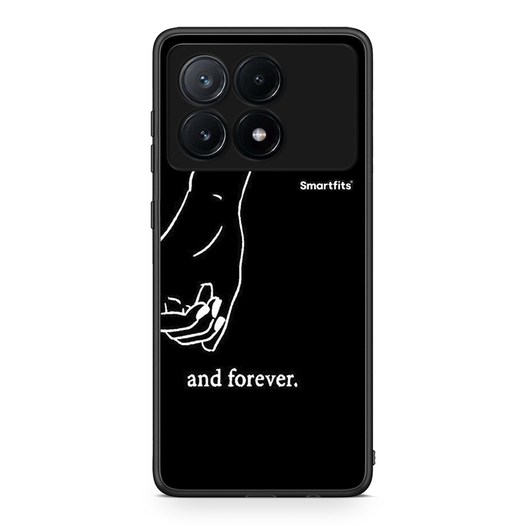 Xiaomi Poco X6 Pro 5G Always & Forever 2 Θήκη Αγίου Βαλεντίνου από τη Smartfits με σχέδιο στο πίσω μέρος και μαύρο περίβλημα | Smartphone case with colorful back and black bezels by Smartfits