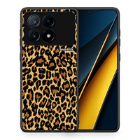 Thumbnail for Θήκη Xiaomi Poco X6 Pro 5G Leopard Animal από τη Smartfits με σχέδιο στο πίσω μέρος και μαύρο περίβλημα | Xiaomi Poco X6 Pro 5G Leopard Animal case with colorful back and black bezels