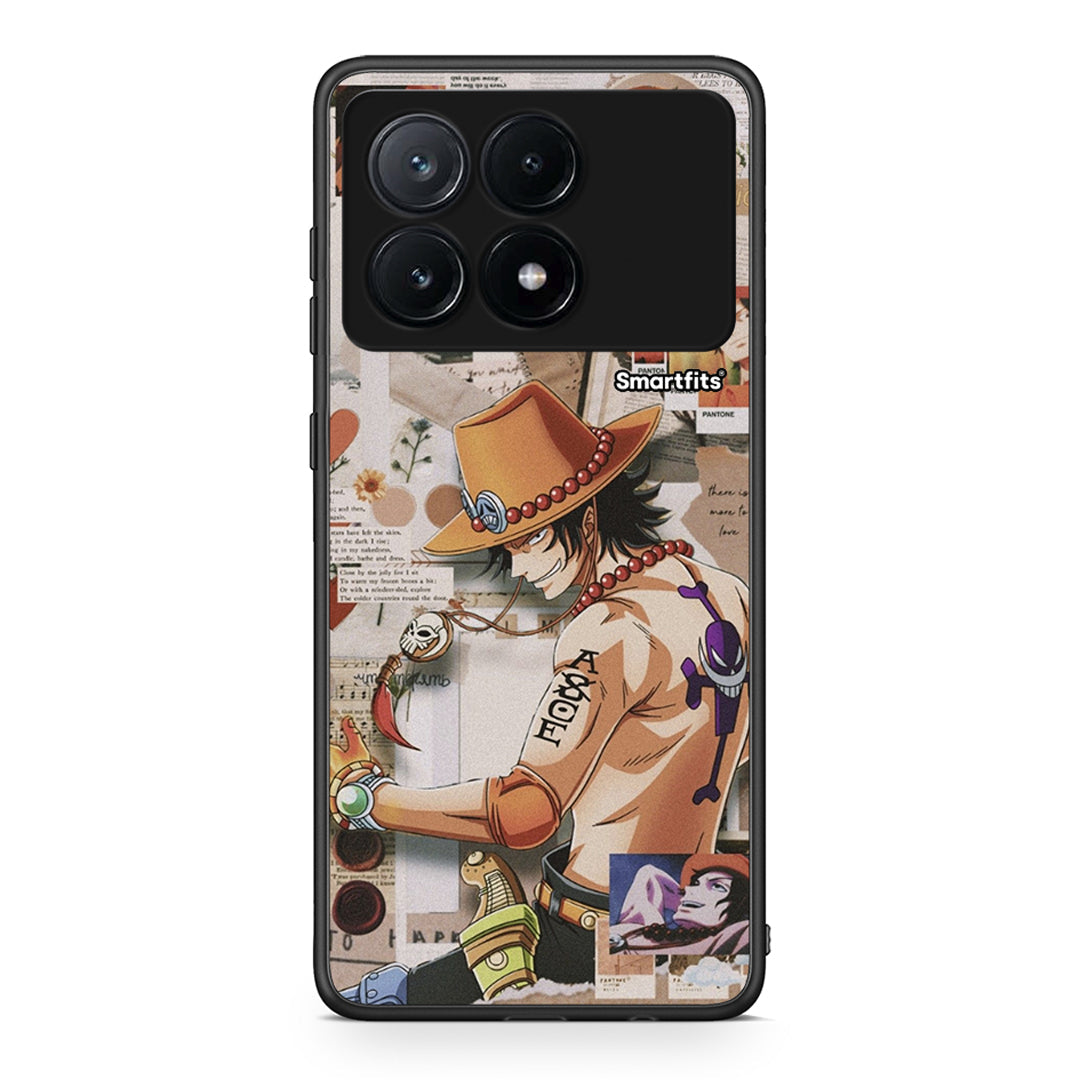 Xiaomi Poco X6 Pro 5G Anime Collage θήκη από τη Smartfits με σχέδιο στο πίσω μέρος και μαύρο περίβλημα | Smartphone case with colorful back and black bezels by Smartfits