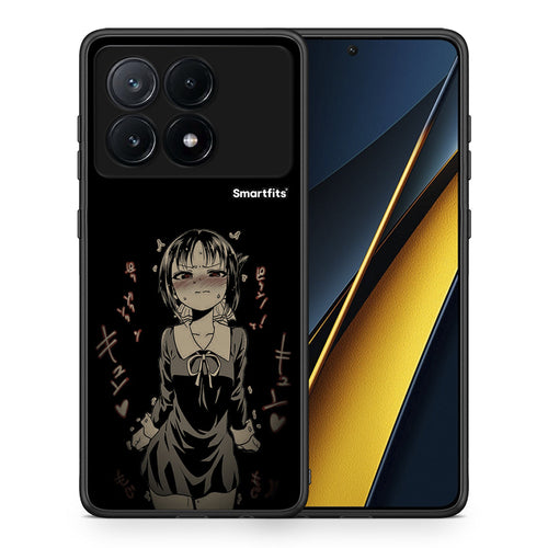 Θήκη Xiaomi Poco X6 Pro 5G Anime Girl από τη Smartfits με σχέδιο στο πίσω μέρος και μαύρο περίβλημα | Xiaomi Poco X6 Pro 5G Anime Girl case with colorful back and black bezels