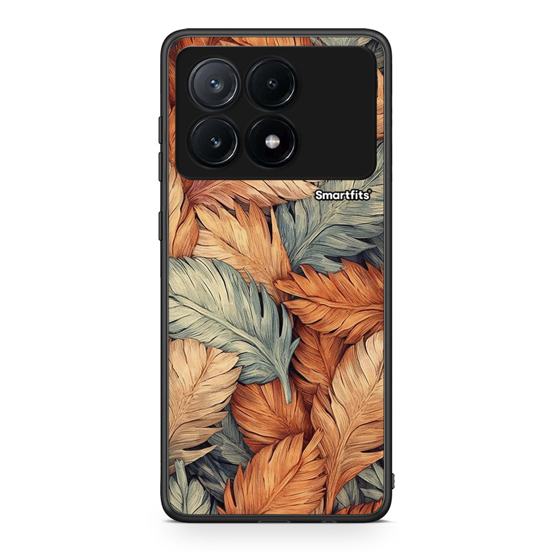 Xiaomi Poco X6 Pro 5G Autumn Leaves Θήκη από τη Smartfits με σχέδιο στο πίσω μέρος και μαύρο περίβλημα | Smartphone case with colorful back and black bezels by Smartfits