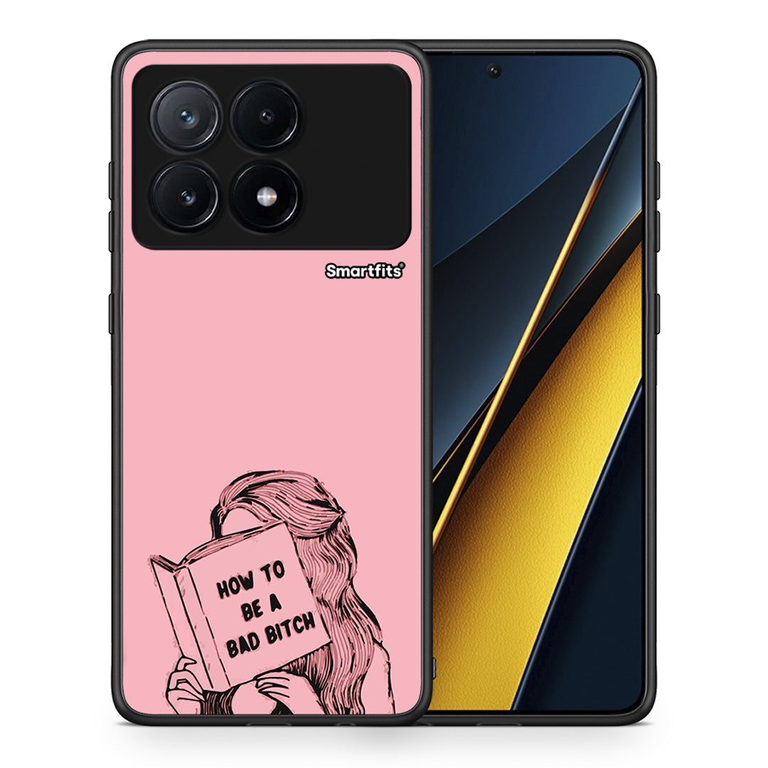 Θήκη Xiaomi Poco X6 Pro 5G Bad Bitch από τη Smartfits με σχέδιο στο πίσω μέρος και μαύρο περίβλημα | Xiaomi Poco X6 Pro 5G Bad Bitch case with colorful back and black bezels