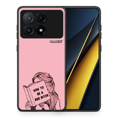 Θήκη Xiaomi Poco X6 Pro 5G Bad Bitch από τη Smartfits με σχέδιο στο πίσω μέρος και μαύρο περίβλημα | Xiaomi Poco X6 Pro 5G Bad Bitch case with colorful back and black bezels