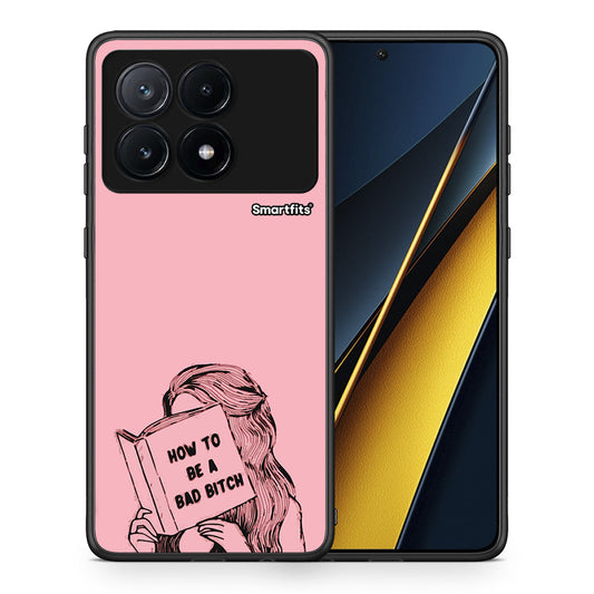 Θήκη Xiaomi Poco X6 Pro 5G Bad Bitch από τη Smartfits με σχέδιο στο πίσω μέρος και μαύρο περίβλημα | Xiaomi Poco X6 Pro 5G Bad Bitch case with colorful back and black bezels
