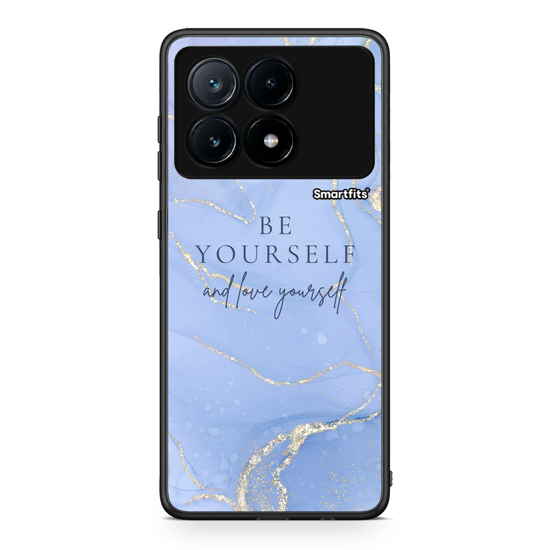 Xiaomi Poco X6 Pro 5G Be Yourself θήκη από τη Smartfits με σχέδιο στο πίσω μέρος και μαύρο περίβλημα | Smartphone case with colorful back and black bezels by Smartfits