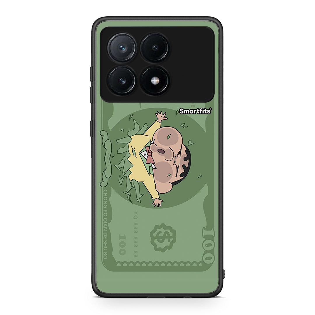 Xiaomi Poco X6 Pro 5G Big Money Θήκη Αγίου Βαλεντίνου από τη Smartfits με σχέδιο στο πίσω μέρος και μαύρο περίβλημα | Smartphone case with colorful back and black bezels by Smartfits