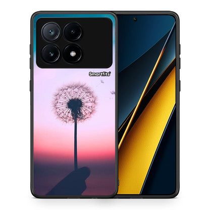 Θήκη Xiaomi Poco X6 Pro 5G Wish Boho από τη Smartfits με σχέδιο στο πίσω μέρος και μαύρο περίβλημα | Xiaomi Poco X6 Pro 5G Wish Boho case with colorful back and black bezels