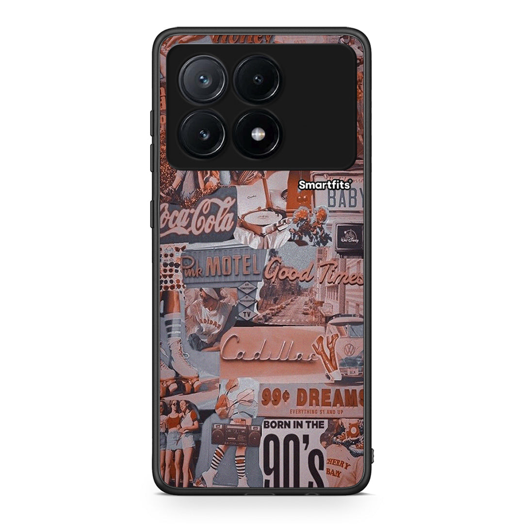 Xiaomi Poco X6 Pro 5G Born In 90s θήκη από τη Smartfits με σχέδιο στο πίσω μέρος και μαύρο περίβλημα | Smartphone case with colorful back and black bezels by Smartfits