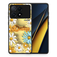 Thumbnail for Θήκη Xiaomi Poco X6 Pro 5G Bubble Daisies από τη Smartfits με σχέδιο στο πίσω μέρος και μαύρο περίβλημα | Xiaomi Poco X6 Pro 5G Bubble Daisies case with colorful back and black bezels
