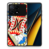 Thumbnail for Θήκη Xiaomi Poco X6 Pro 5G Card Love από τη Smartfits με σχέδιο στο πίσω μέρος και μαύρο περίβλημα | Xiaomi Poco X6 Pro 5G Card Love case with colorful back and black bezels