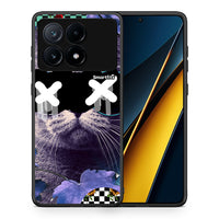 Thumbnail for Θήκη Xiaomi Poco X6 Pro 5G Cat Collage από τη Smartfits με σχέδιο στο πίσω μέρος και μαύρο περίβλημα | Xiaomi Poco X6 Pro 5G Cat Collage case with colorful back and black bezels
