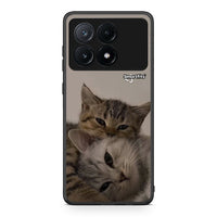 Thumbnail for Xiaomi Poco X6 Pro 5G Cats In Love Θήκη από τη Smartfits με σχέδιο στο πίσω μέρος και μαύρο περίβλημα | Smartphone case with colorful back and black bezels by Smartfits