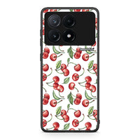 Thumbnail for Xiaomi Poco X6 Pro 5G Cherry Summer θήκη από τη Smartfits με σχέδιο στο πίσω μέρος και μαύρο περίβλημα | Smartphone case with colorful back and black bezels by Smartfits