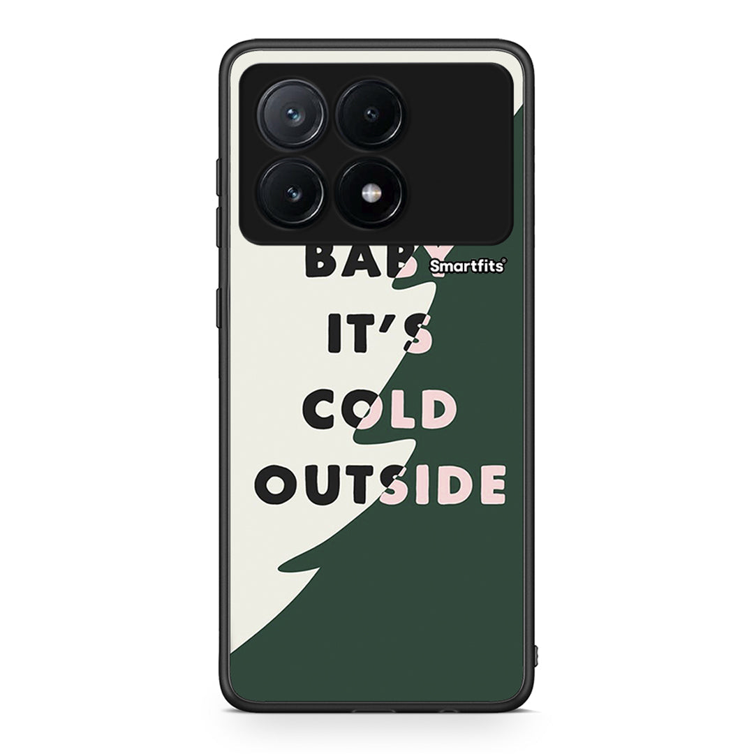 Xiaomi Poco X6 Pro 5G Cold Outside θήκη από τη Smartfits με σχέδιο στο πίσω μέρος και μαύρο περίβλημα | Smartphone case with colorful back and black bezels by Smartfits
