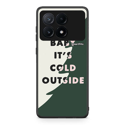 Xiaomi Poco X6 Pro 5G Cold Outside θήκη από τη Smartfits με σχέδιο στο πίσω μέρος και μαύρο περίβλημα | Smartphone case with colorful back and black bezels by Smartfits