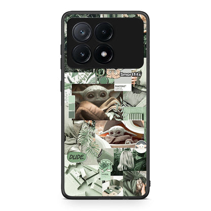 Xiaomi Poco X6 Pro 5G Collage Dude Θήκη Αγίου Βαλεντίνου από τη Smartfits με σχέδιο στο πίσω μέρος και μαύρο περίβλημα | Smartphone case with colorful back and black bezels by Smartfits