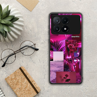 Collage Red Roses - Xiaomi Poco X6 Pro 5G θήκη