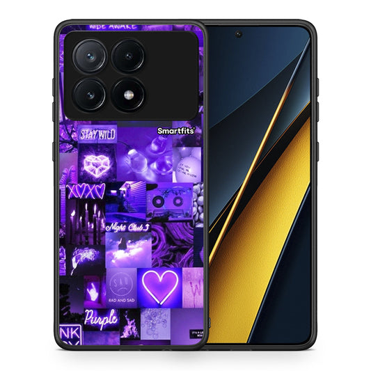 Collage Stay Wild - Xiaomi Poco X6 Pro 5G θήκη