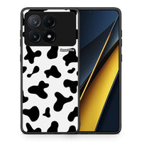 Thumbnail for Θήκη Xiaomi Poco X6 Pro 5G Cow Print από τη Smartfits με σχέδιο στο πίσω μέρος και μαύρο περίβλημα | Xiaomi Poco X6 Pro 5G Cow Print case with colorful back and black bezels