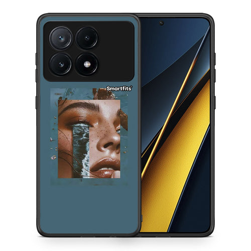 Θήκη Xiaomi Poco X6 Pro 5G Cry An Ocean από τη Smartfits με σχέδιο στο πίσω μέρος και μαύρο περίβλημα | Xiaomi Poco X6 Pro 5G Cry An Ocean case with colorful back and black bezels