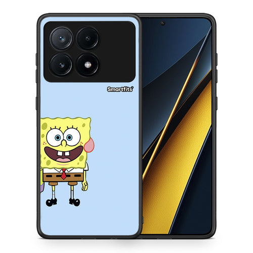 Θήκη Xiaomi Poco X6 Pro 5G Friends Bob από τη Smartfits με σχέδιο στο πίσω μέρος και μαύρο περίβλημα | Xiaomi Poco X6 Pro 5G Friends Bob case with colorful back and black bezels