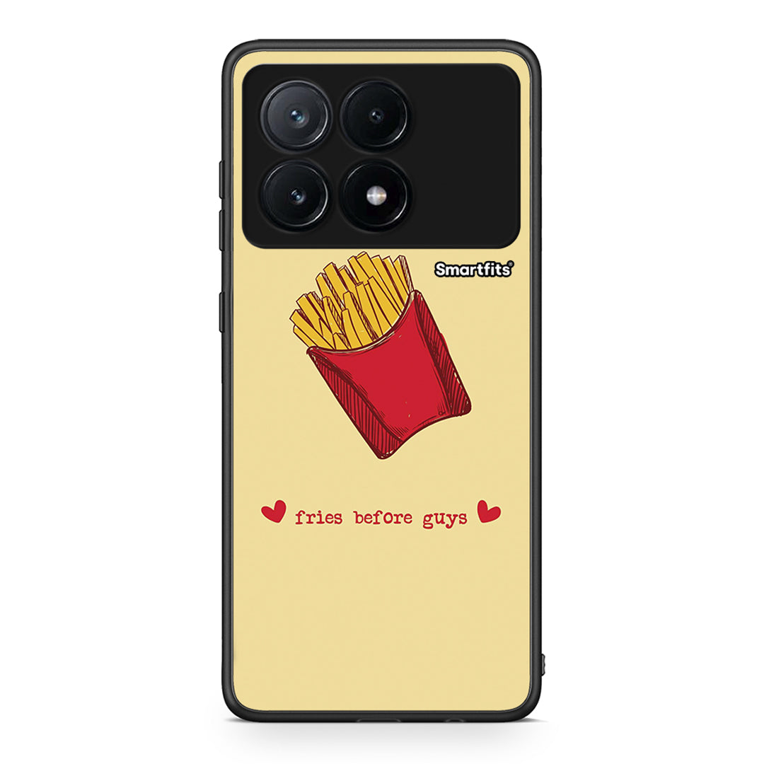 Xiaomi Poco X6 Pro 5G Fries Before Guys Θήκη Αγίου Βαλεντίνου από τη Smartfits με σχέδιο στο πίσω μέρος και μαύρο περίβλημα | Smartphone case with colorful back and black bezels by Smartfits