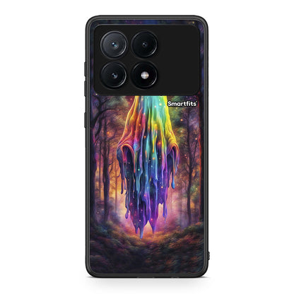Xiaomi Poco X6 Pro 5G Halloween Ghost θήκη από τη Smartfits με σχέδιο στο πίσω μέρος και μαύρο περίβλημα | Smartphone case with colorful back and black bezels by Smartfits