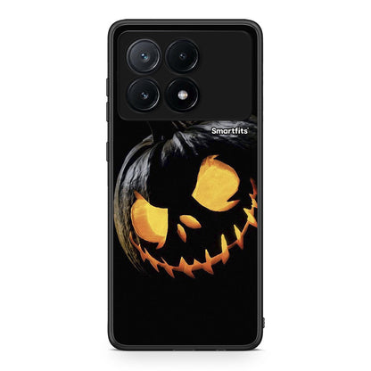 Xiaomi Poco X6 Pro 5G Halloween Scary Pumpkin Θήκη από τη Smartfits με σχέδιο στο πίσω μέρος και μαύρο περίβλημα | Smartphone case with colorful back and black bezels by Smartfits