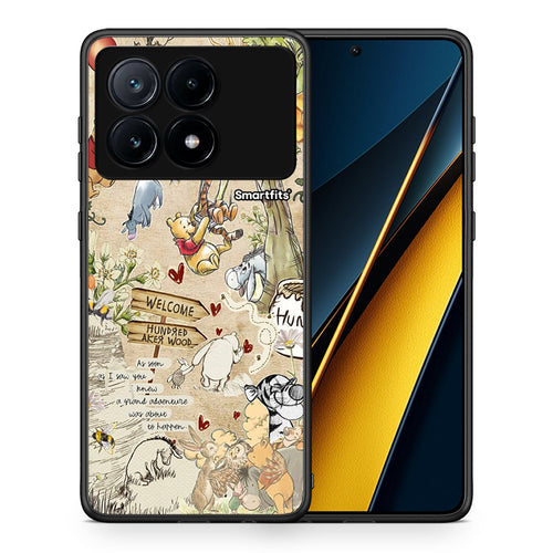 Θήκη Xiaomi Poco X6 Pro 5G Happy Friends από τη Smartfits με σχέδιο στο πίσω μέρος και μαύρο περίβλημα | Xiaomi Poco X6 Pro 5G Happy Friends case with colorful back and black bezels