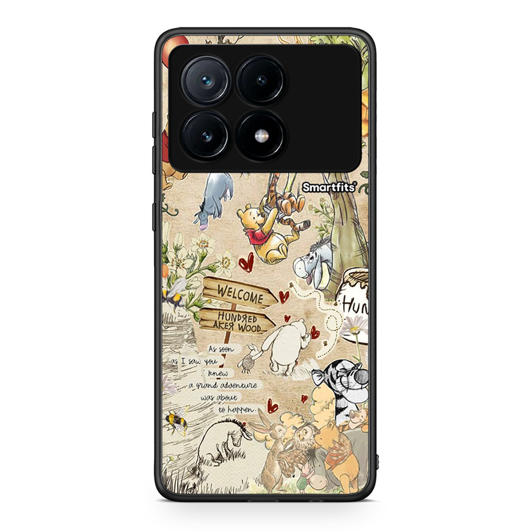 Xiaomi Poco X6 Pro 5G Happy Friends θήκη από τη Smartfits με σχέδιο στο πίσω μέρος και μαύρο περίβλημα | Smartphone case with colorful back and black bezels by Smartfits