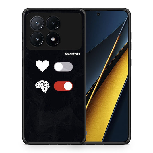 Heart Vs Brain - Xiaomi Poco X6 Pro 5G θήκη