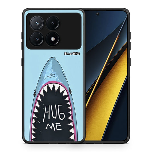 Θήκη Xiaomi Poco X6 Pro 5G Hug Me από τη Smartfits με σχέδιο στο πίσω μέρος και μαύρο περίβλημα | Xiaomi Poco X6 Pro 5G Hug Me case with colorful back and black bezels