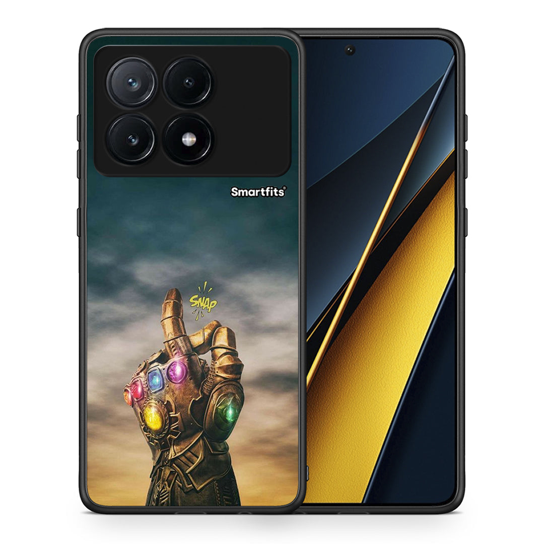 Θήκη Xiaomi Poco X6 Pro 5G Infinity Snap από τη Smartfits με σχέδιο στο πίσω μέρος και μαύρο περίβλημα | Xiaomi Poco X6 Pro 5G Infinity Snap case with colorful back and black bezels