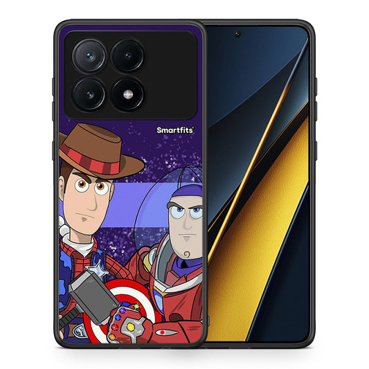 Θήκη Xiaomi Poco X6 Pro 5G Infinity Story από τη Smartfits με σχέδιο στο πίσω μέρος και μαύρο περίβλημα | Xiaomi Poco X6 Pro 5G Infinity Story case with colorful back and black bezels