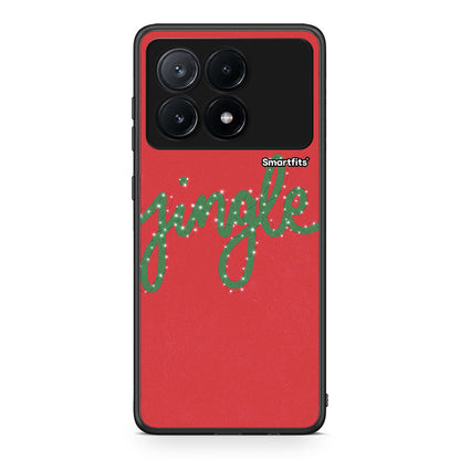 Xiaomi Poco X6 Pro 5G Jingle Xmas θήκη από τη Smartfits με σχέδιο στο πίσω μέρος και μαύρο περίβλημα | Smartphone case with colorful back and black bezels by Smartfits