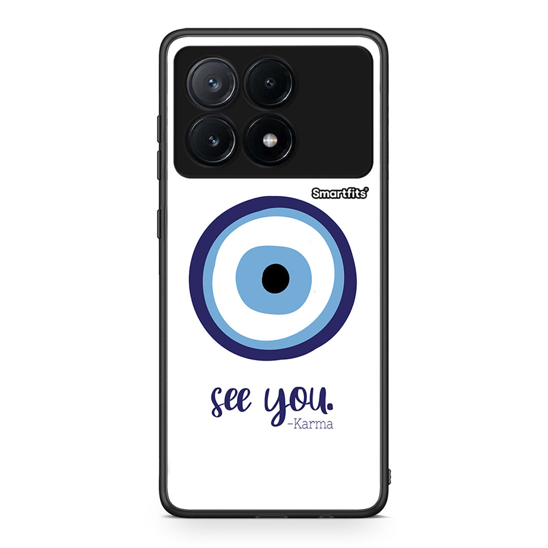 Xiaomi Poco X6 Pro 5G Karma Says θήκη από τη Smartfits με σχέδιο στο πίσω μέρος και μαύρο περίβλημα | Smartphone case with colorful back and black bezels by Smartfits