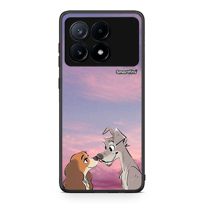 Xiaomi Poco X6 Pro 5G Lady And Tramp θήκη από τη Smartfits με σχέδιο στο πίσω μέρος και μαύρο περίβλημα | Smartphone case with colorful back and black bezels by Smartfits