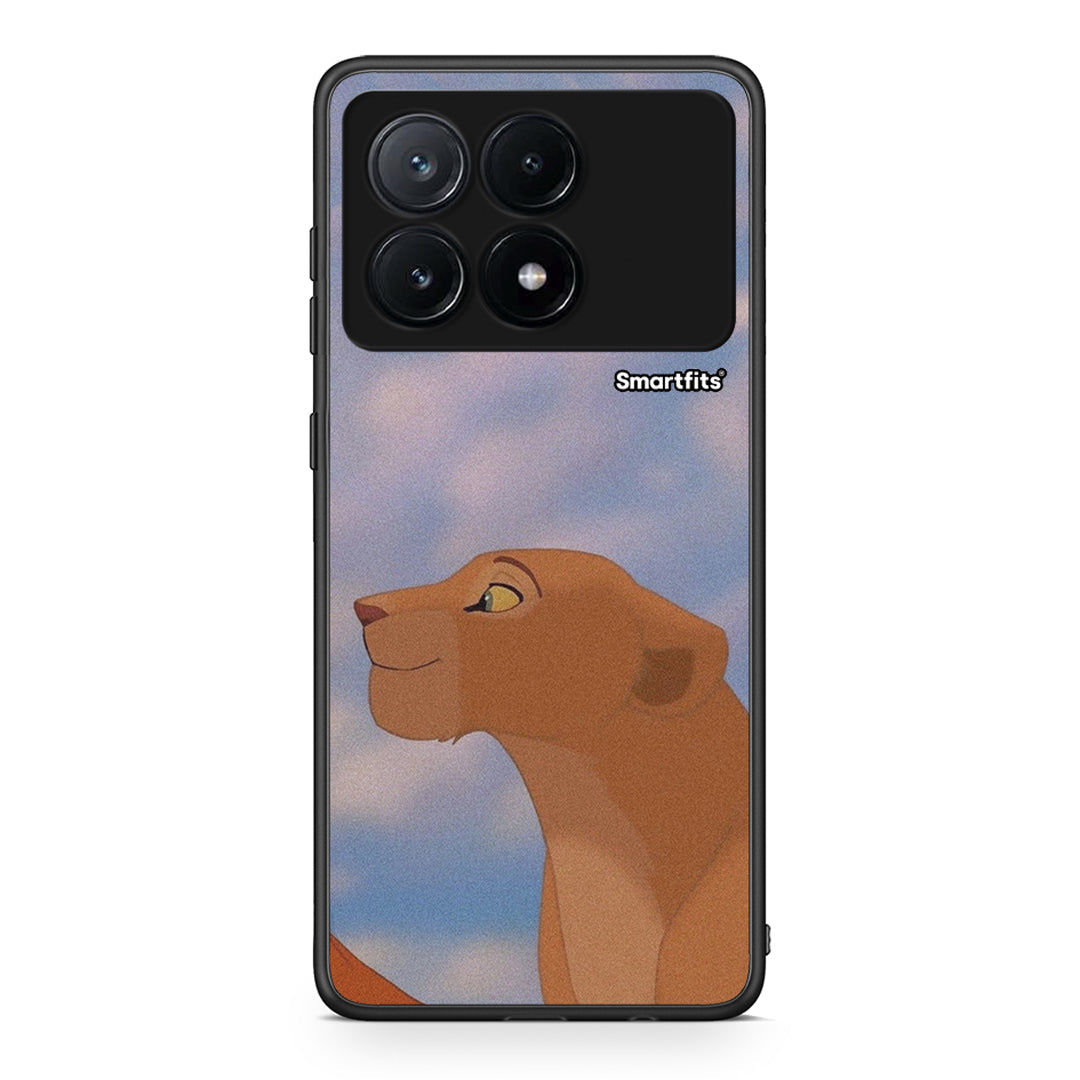 Xiaomi Poco X6 Pro 5G Lion Love 2 Θήκη Αγίου Βαλεντίνου από τη Smartfits με σχέδιο στο πίσω μέρος και μαύρο περίβλημα | Smartphone case with colorful back and black bezels by Smartfits