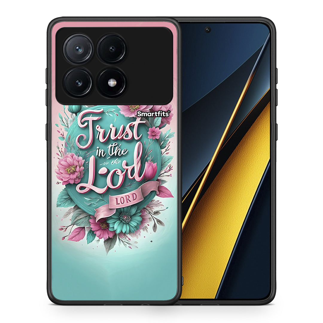 Θήκη Xiaomi Poco X6 Pro 5G Lord Trust από τη Smartfits με σχέδιο στο πίσω μέρος και μαύρο περίβλημα | Xiaomi Poco X6 Pro 5G Lord Trust case with colorful back and black bezels