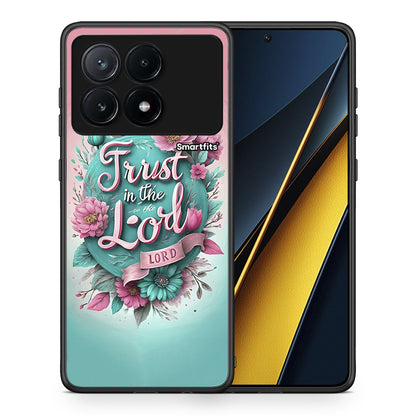 Θήκη Xiaomi Poco X6 Pro 5G Lord Trust από τη Smartfits με σχέδιο στο πίσω μέρος και μαύρο περίβλημα | Xiaomi Poco X6 Pro 5G Lord Trust case with colorful back and black bezels