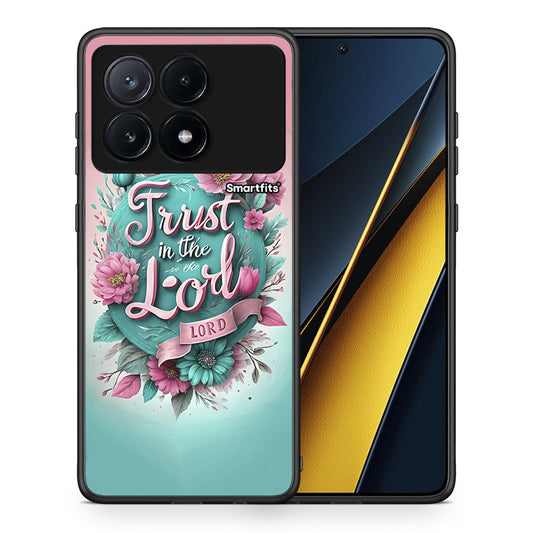 Θήκη Xiaomi Poco X6 Pro 5G Lord Trust από τη Smartfits με σχέδιο στο πίσω μέρος και μαύρο περίβλημα | Xiaomi Poco X6 Pro 5G Lord Trust case with colorful back and black bezels