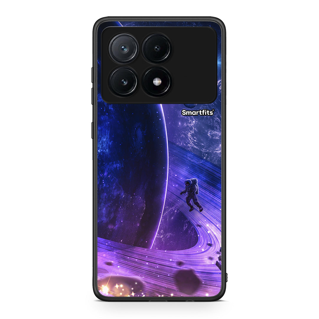 Xiaomi Poco X6 Pro 5G Lost Astronaut θήκη από τη Smartfits με σχέδιο στο πίσω μέρος και μαύρο περίβλημα | Smartphone case with colorful back and black bezels by Smartfits