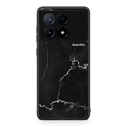 Xiaomi Poco X6 Pro 5G Marble Black θήκη από τη Smartfits με σχέδιο στο πίσω μέρος και μαύρο περίβλημα | Smartphone case with colorful back and black bezels by Smartfits