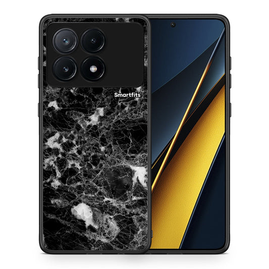 Θήκη Xiaomi Poco X6 Pro 5G Male Marble από τη Smartfits με σχέδιο στο πίσω μέρος και μαύρο περίβλημα | Xiaomi Poco X6 Pro 5G Male Marble case with colorful back and black bezels