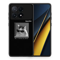 Thumbnail for Θήκη Xiaomi Poco X6 Pro 5G Meme Cat από τη Smartfits με σχέδιο στο πίσω μέρος και μαύρο περίβλημα | Xiaomi Poco X6 Pro 5G Meme Cat case with colorful back and black bezels