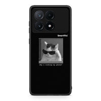 Thumbnail for Xiaomi Poco X6 Pro 5G Meme Cat θήκη από τη Smartfits με σχέδιο στο πίσω μέρος και μαύρο περίβλημα | Smartphone case with colorful back and black bezels by Smartfits