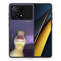 Thumbnail for Θήκη Xiaomi Poco X6 Pro 5G Meme Duck από τη Smartfits με σχέδιο στο πίσω μέρος και μαύρο περίβλημα | Xiaomi Poco X6 Pro 5G Meme Duck case with colorful back and black bezels