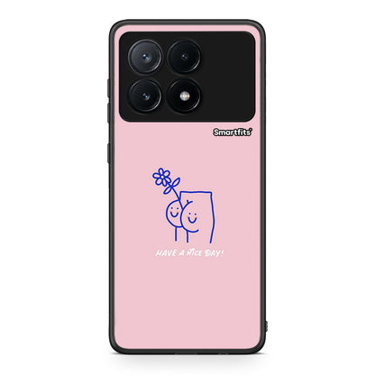 Xiaomi Poco X6 Pro 5G Nice Day θήκη από τη Smartfits με σχέδιο στο πίσω μέρος και μαύρο περίβλημα | Smartphone case with colorful back and black bezels by Smartfits