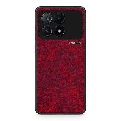 Xiaomi Poco X6 Pro 5G Paisley Cashmere θήκη από τη Smartfits με σχέδιο στο πίσω μέρος και μαύρο περίβλημα | Smartphone case with colorful back and black bezels by Smartfits